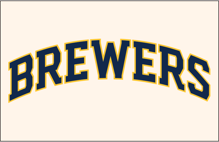 Milwaukee Brewers 2020-Pres Jersey Logo 02 vinyl decal